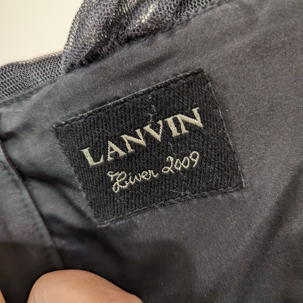 Lanvin wool strapless dress - Picture 4 of 7